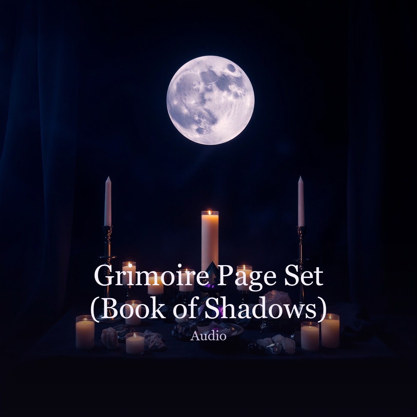 Grimoire Page Set (Book of Shadows) cover