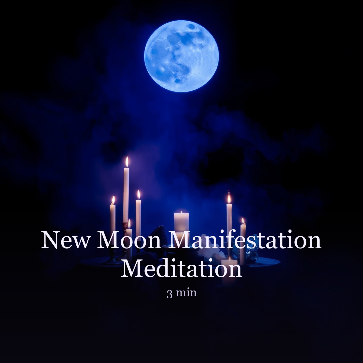 New Moon Manifestation Meditation cover
