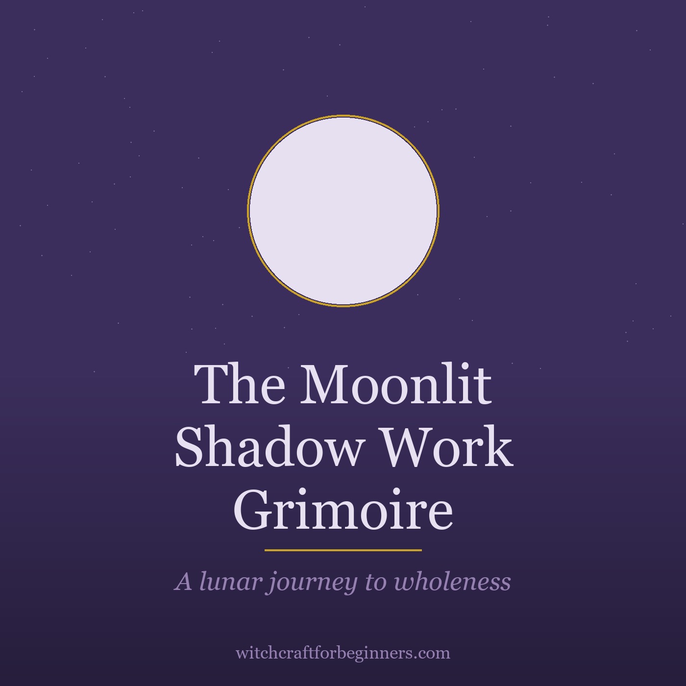 The Moonlit Shadow Work Grimoire cover