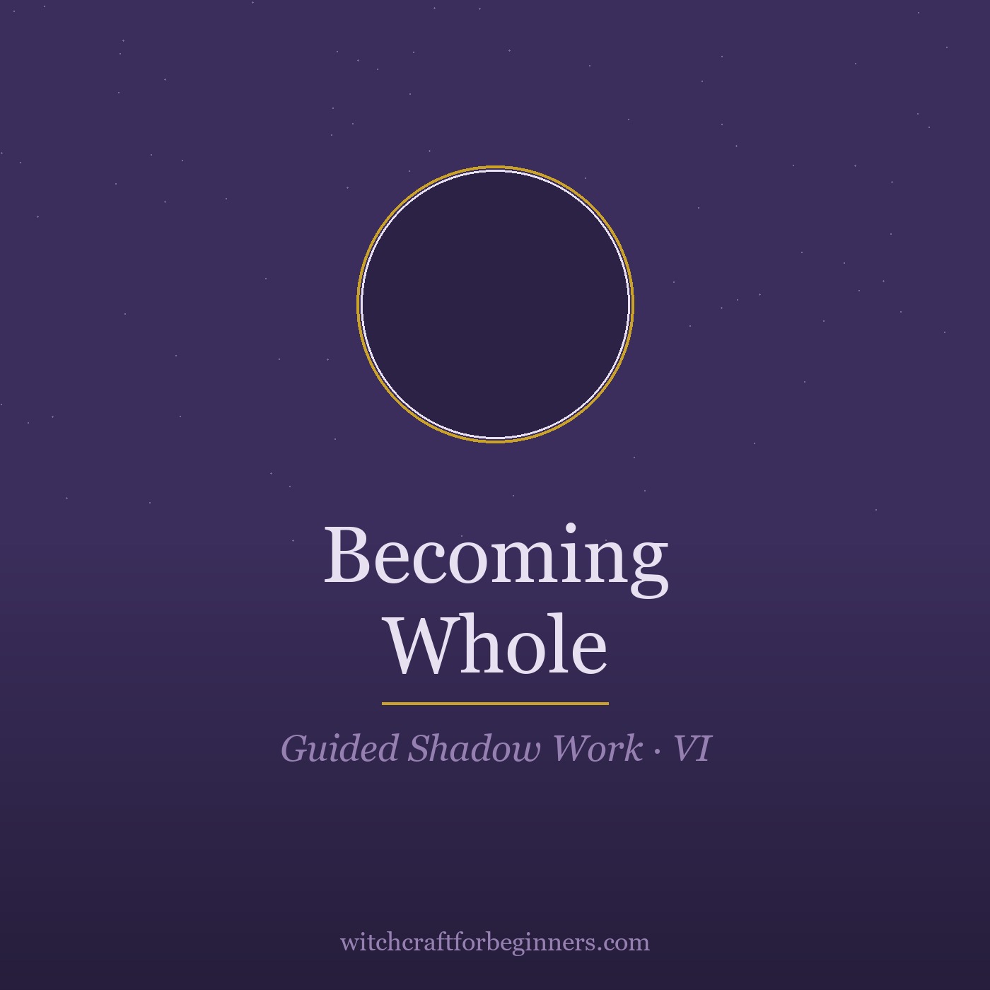 Shadow Work: Becoming Whole cover