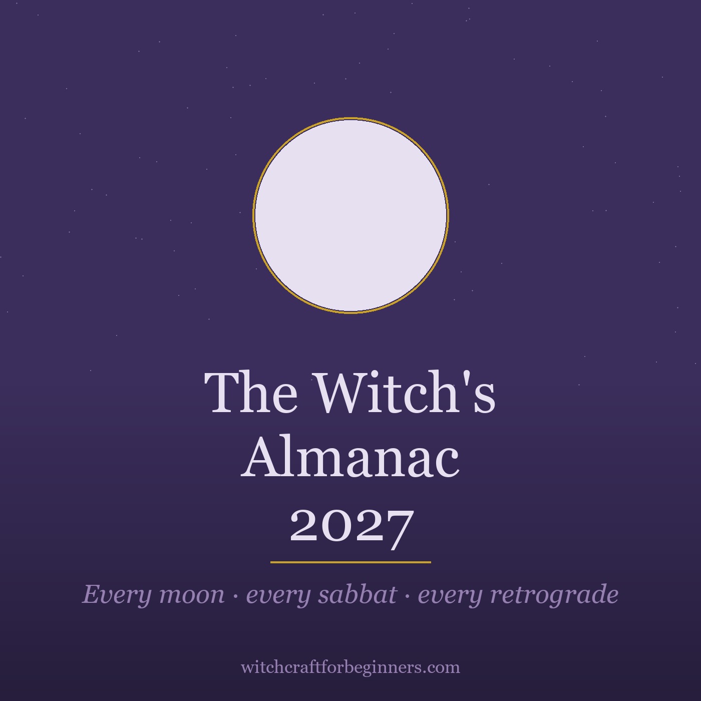 The Witch's Almanac & Planner 2027 cover